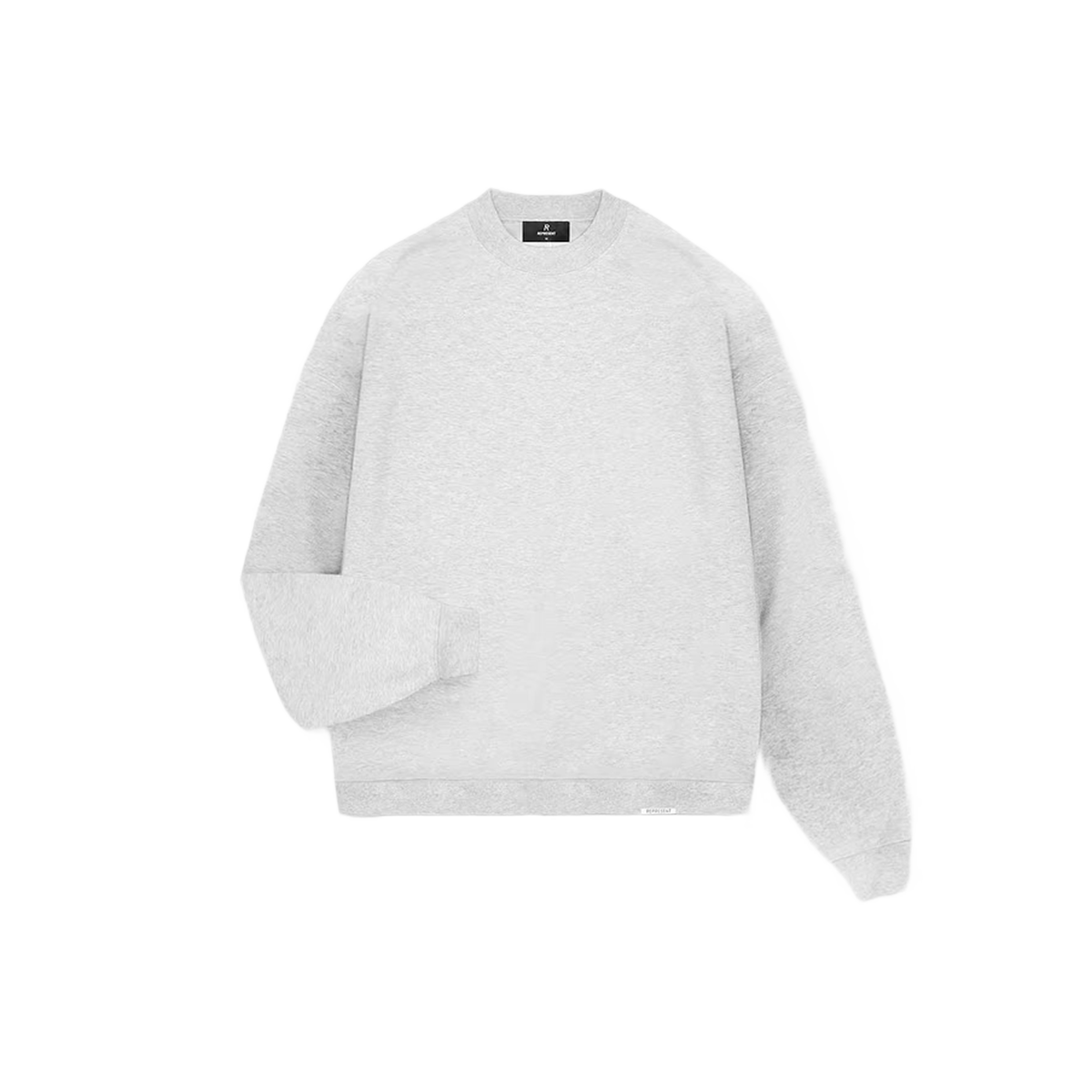 Represent Initial Oversized Sweater Ice Grey Marl-Represent-pikastore.cz