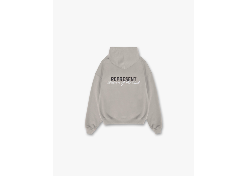 Patron Of The Club Hoodie - Mudstone