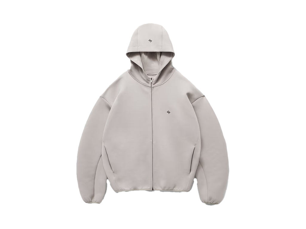 Represent 247 Form Zip Hoodie Ash Grey