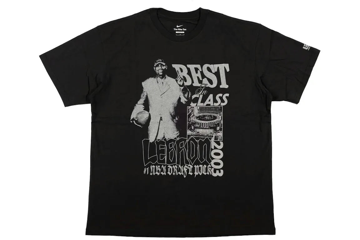 Nike LeBron James "Best In Class" Basketball T-shirt Black – tričko