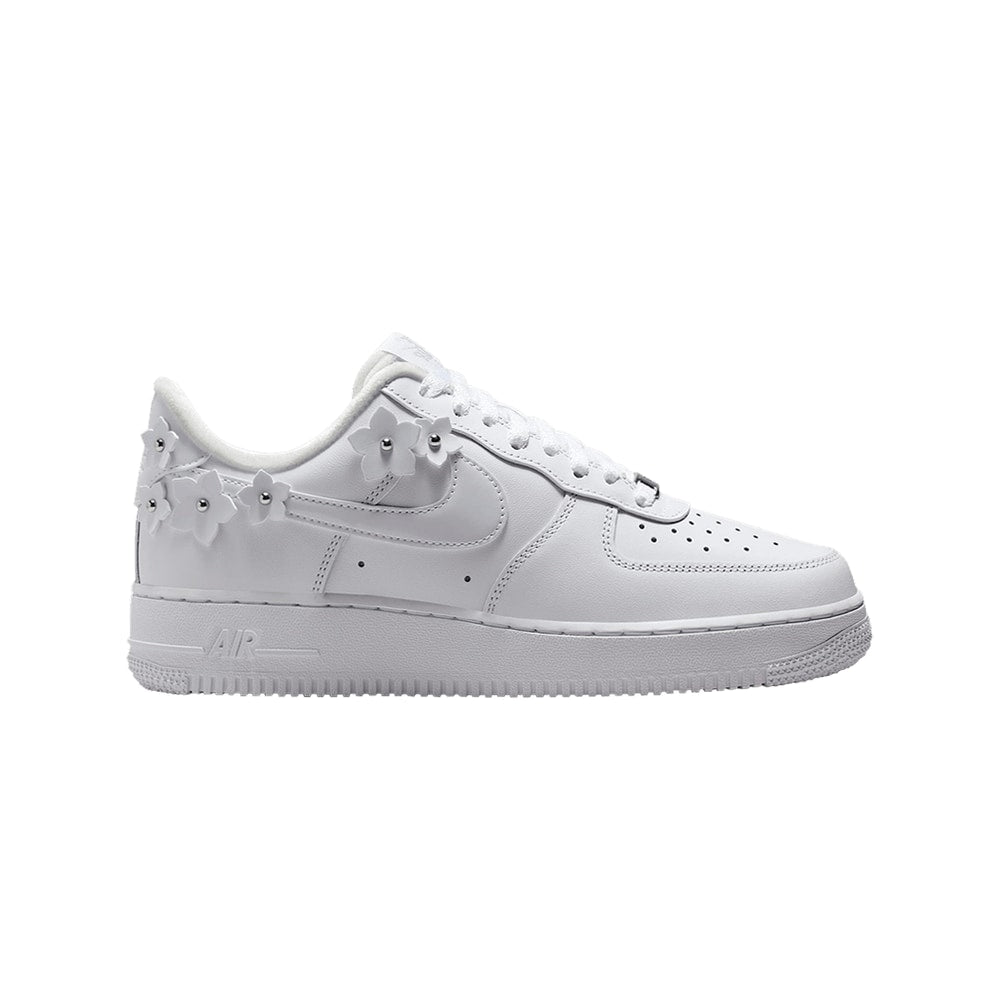 Nike Wmns Air Force 1 07 White Wolf Grey Metallic Silver – boty, stříbrná