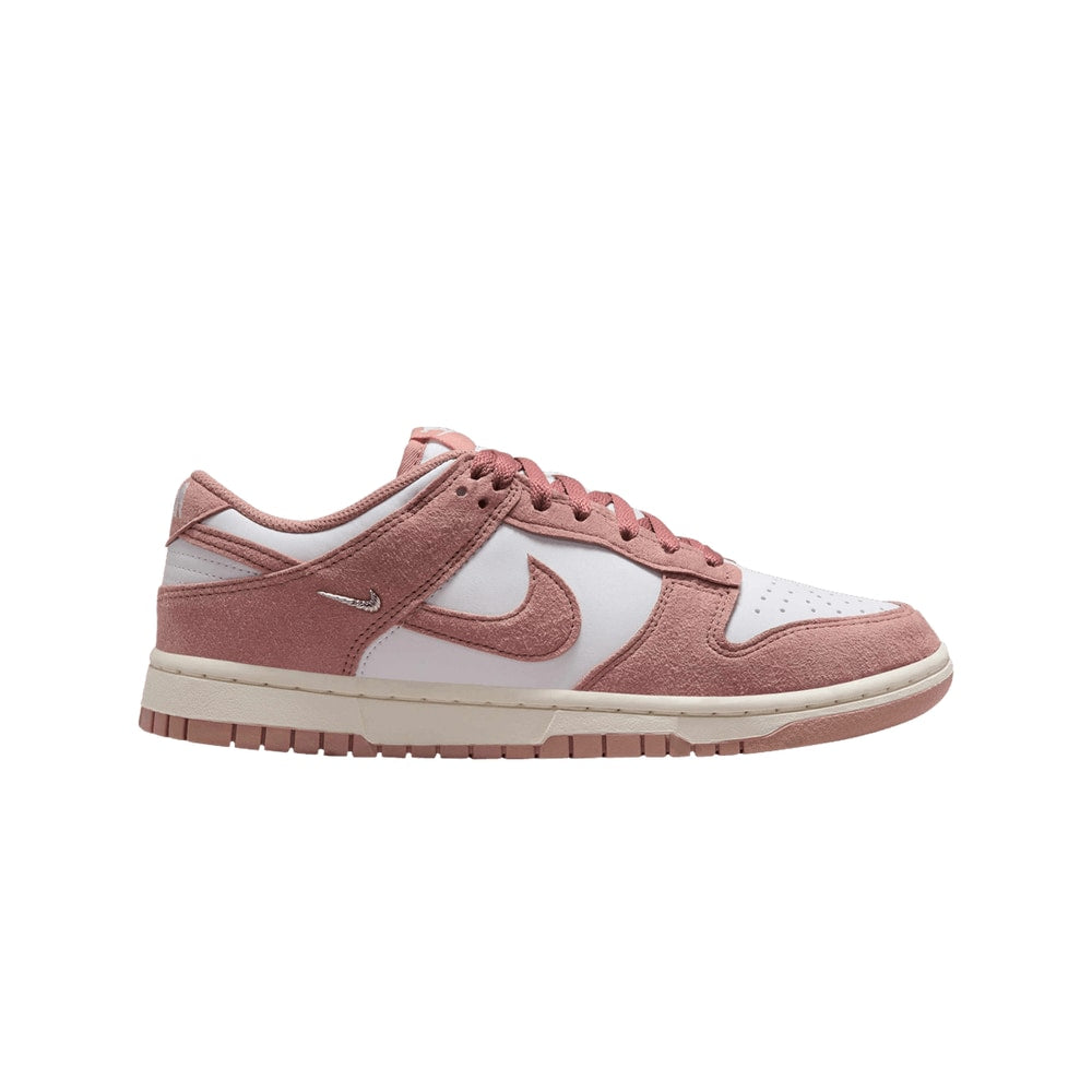 Nike Wmns Dunk Low Rose Whisper Mini Swoosh – sneakers, rød
