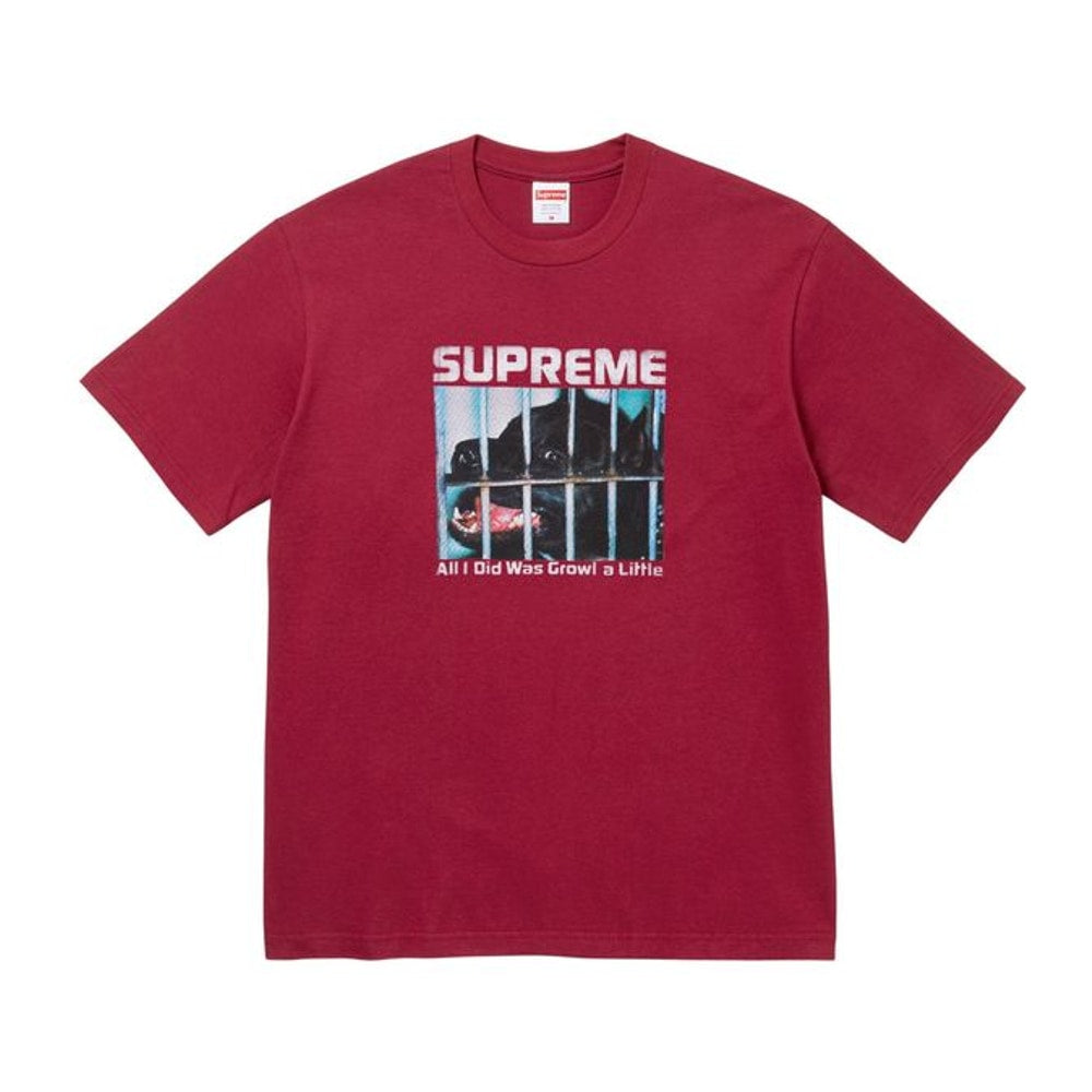 Supreme Growl Tee Cardinal – koszulka