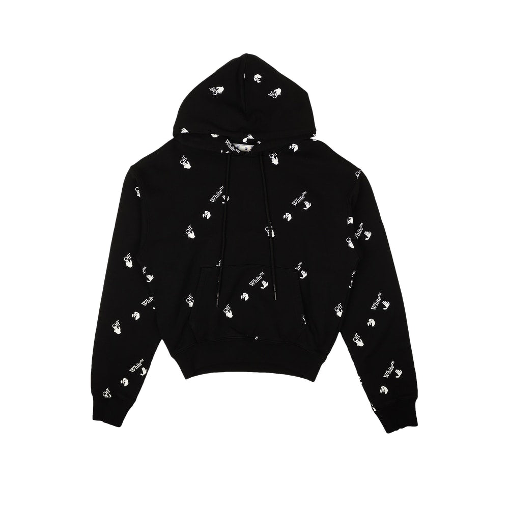 Off-White Allover Over Hoodie Black/White