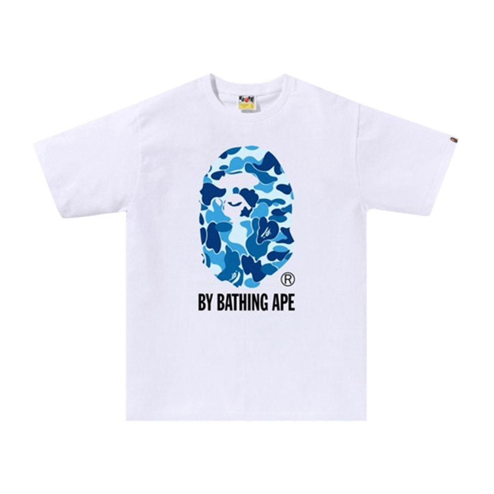 BAPE ABC Camo By Bathing Ape Tee White Blue