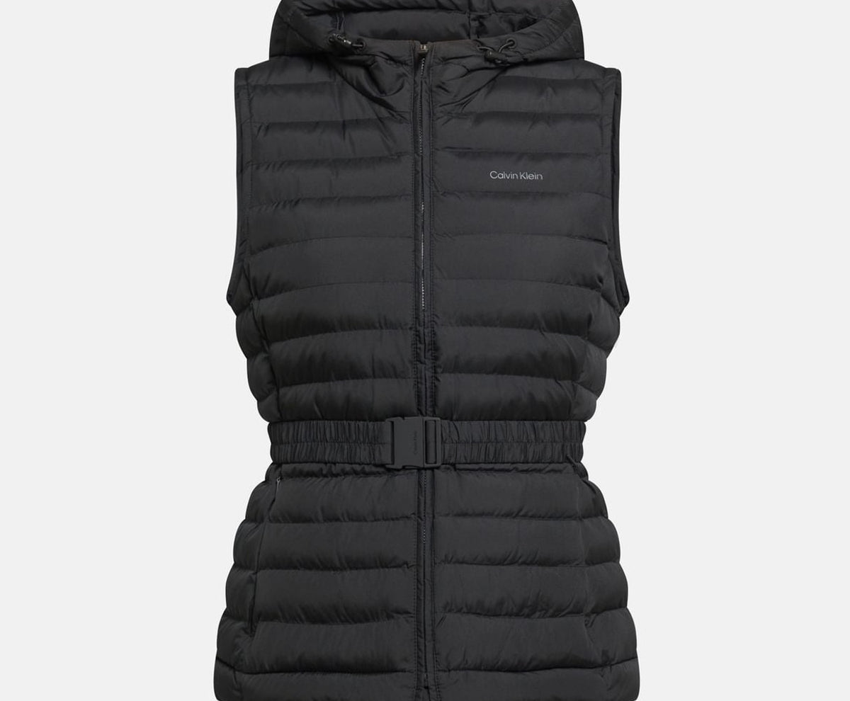 Calvin Klein Quilted gilet Black – kleding, zwart