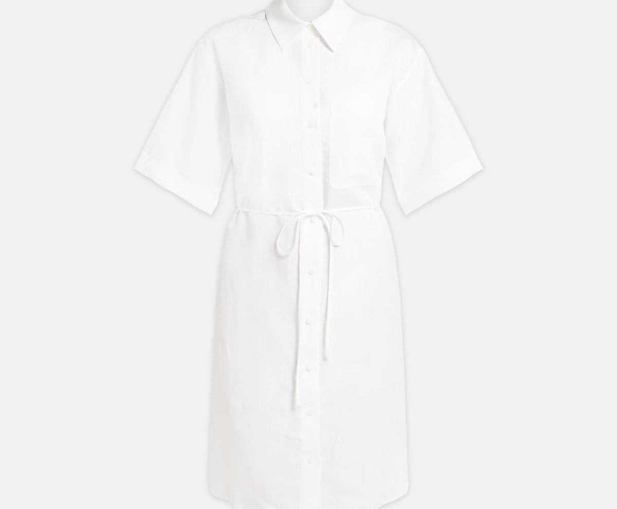 Calvin Klein Shirt dress White – clothing, white