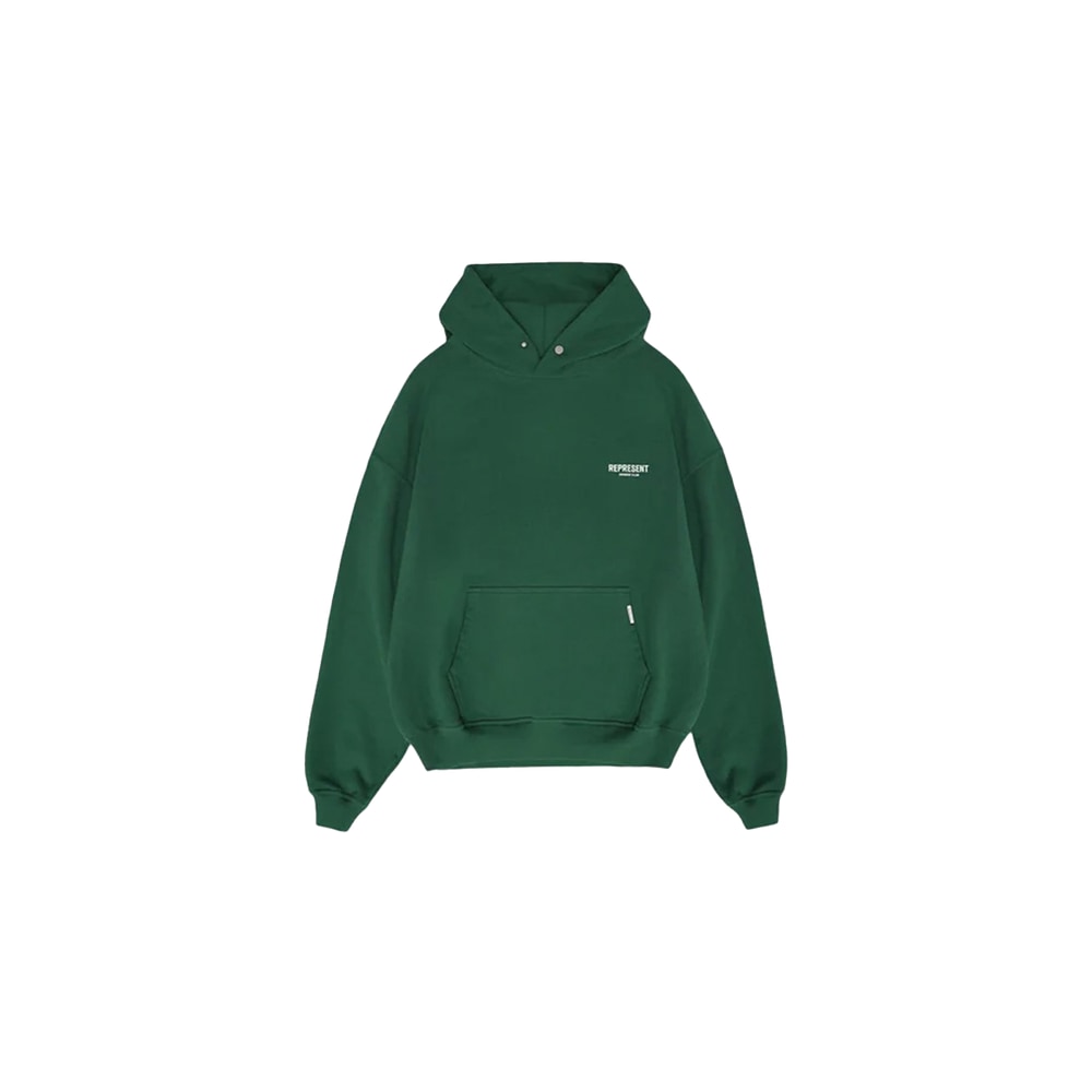 Represent Owner's Club Hoodie Racing Green/White – hanorac, verde