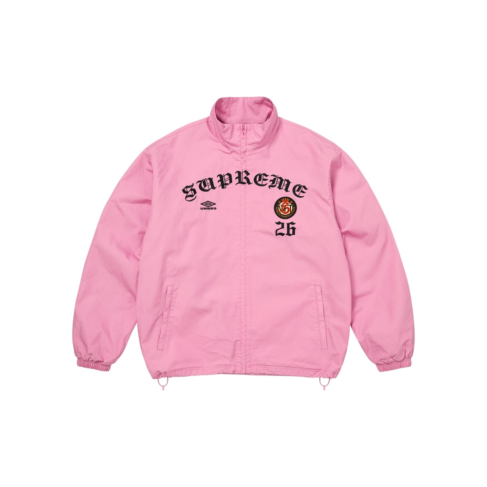 Supreme x Umbro Cotton Ripstop Track Jacket Pink – bunda
