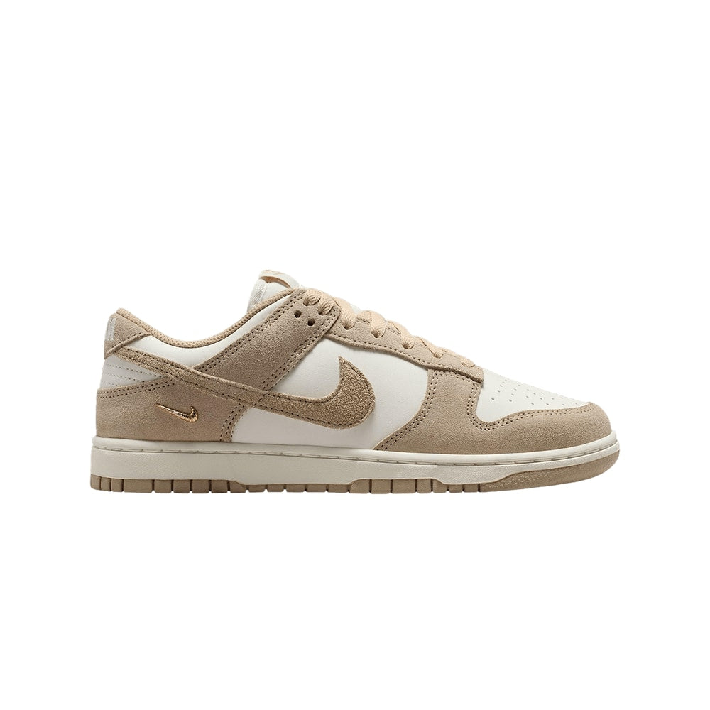 Nike Wmns Dunk Low Sail White Metallic Gold – sneakers, orange