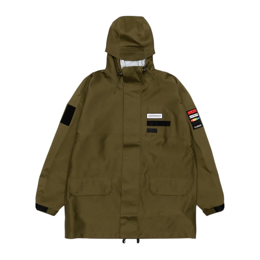 Nike Nikecraft x Tom Sachs I.S.R.U Uniform Hooded Jacket Green – mikina, hnědá