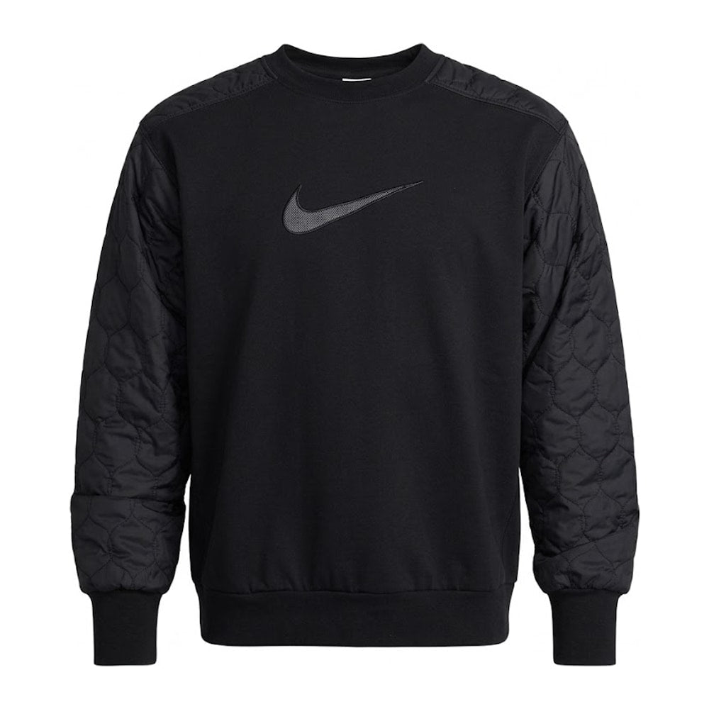 Nike Standard Issue Men's Basketball Crew-Neck Sweatshirt Black – hanorac
