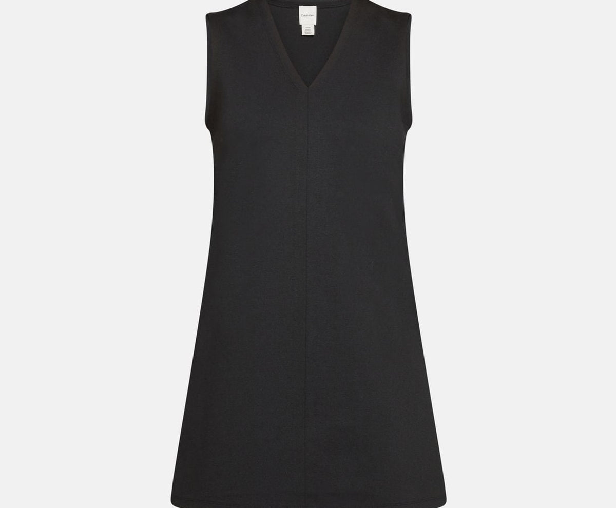 Calvin Klein Mini dress Black – odzież, czarny