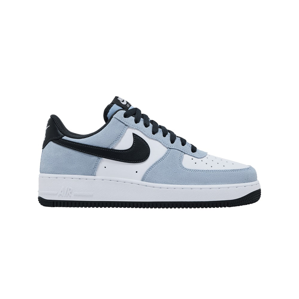 Nike Air Force 1 07 LV8 Light Armory Blue Anthracite – sneakers, blå