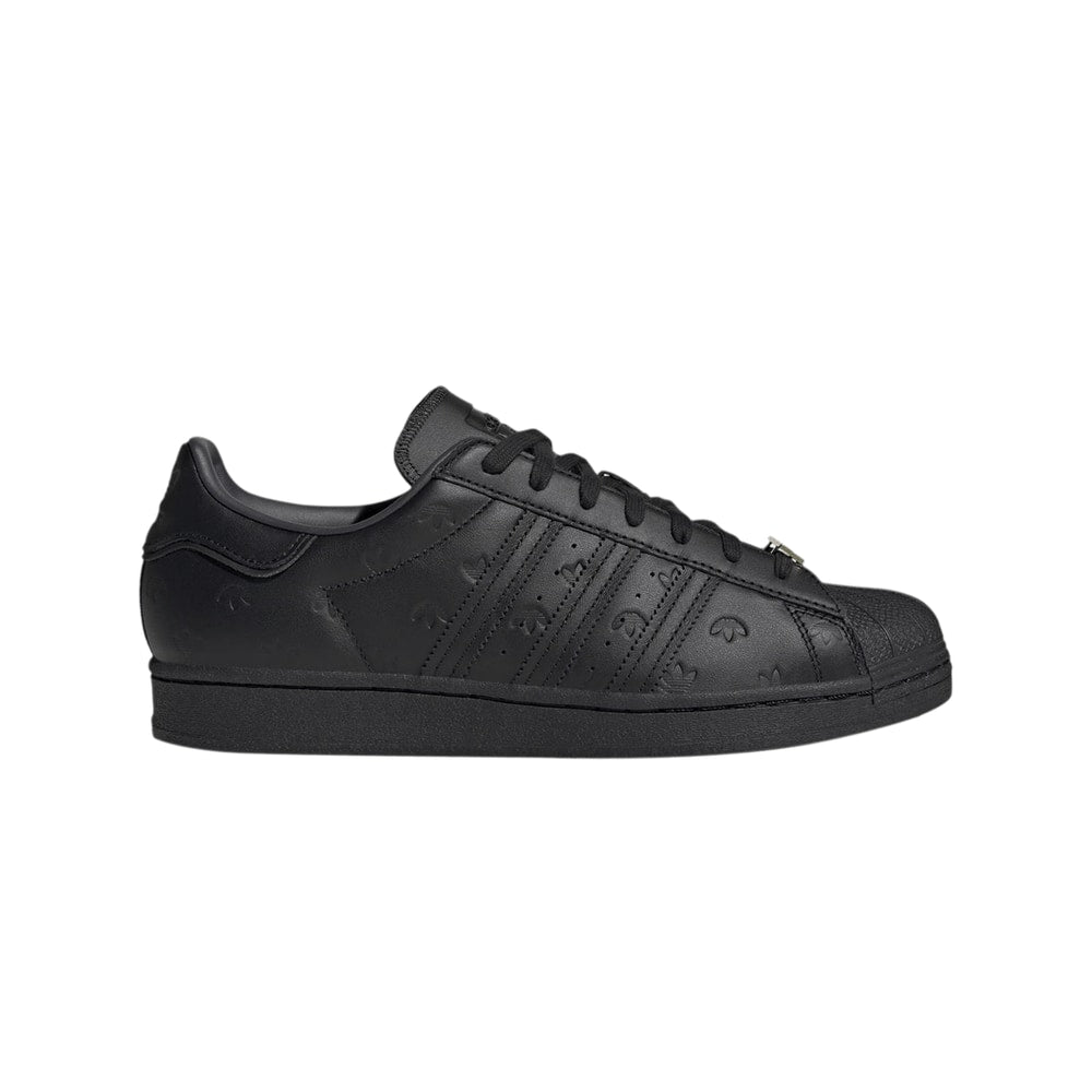 adidas Superstar Allover Debossed Trefoils - Black – взуття, чорний