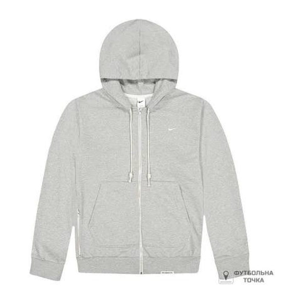 Nike Standard Issue Dri-FIT Full-Zip Basketball Hoodie Grey – hanorac