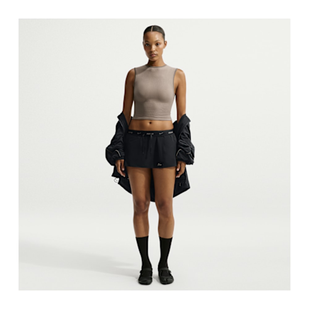 Nike NikeSKIMS Stretch Nylon Skort Obsidian Olive Grey (Women's) – black