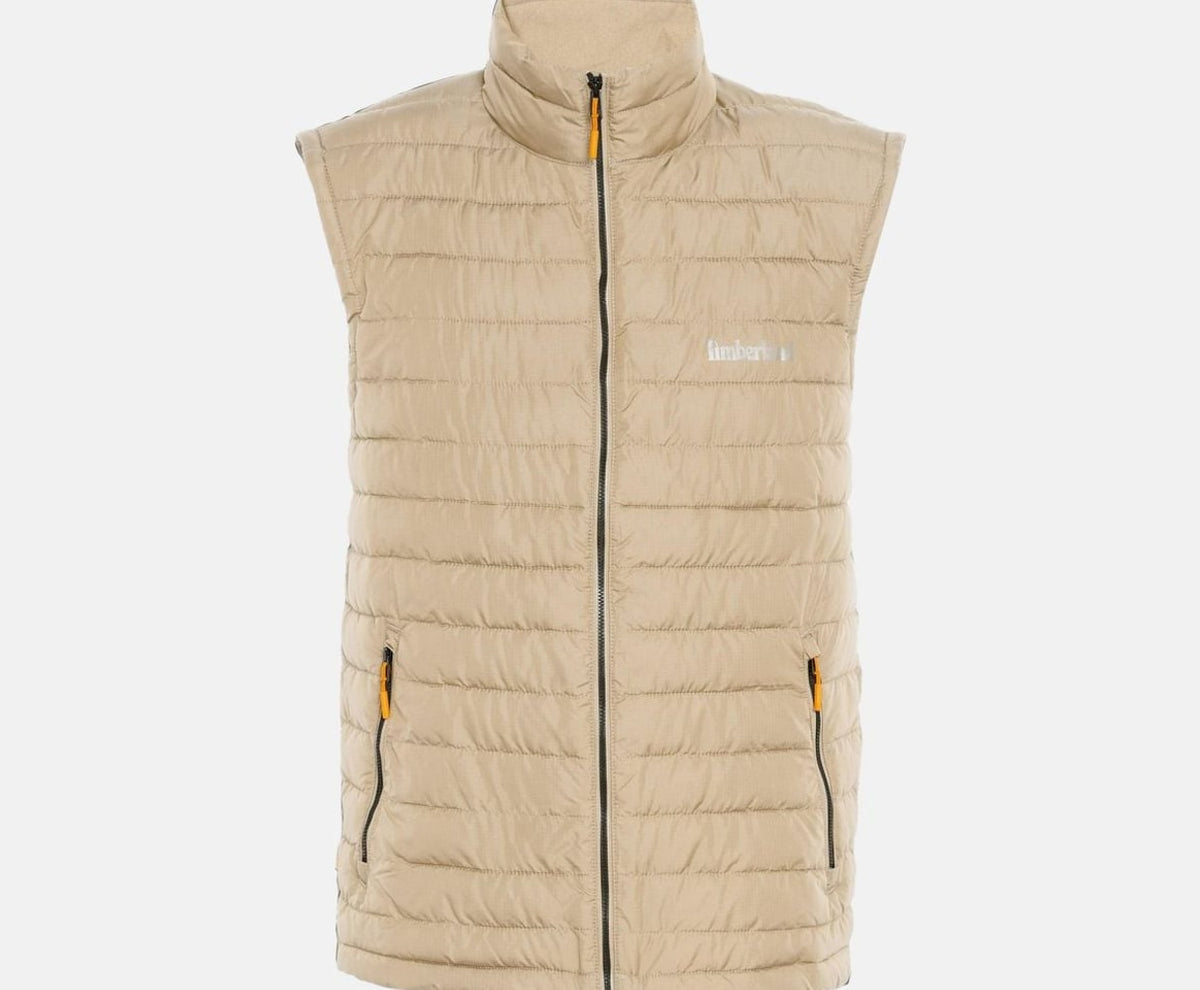 Timberland Quilted gilet Beige – Bekleidung, beige