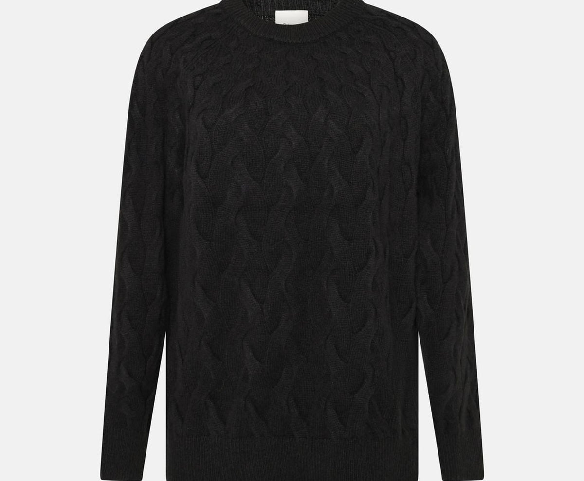 Calvin Klein Wool-blend pullover Black – vaatteet, musta
