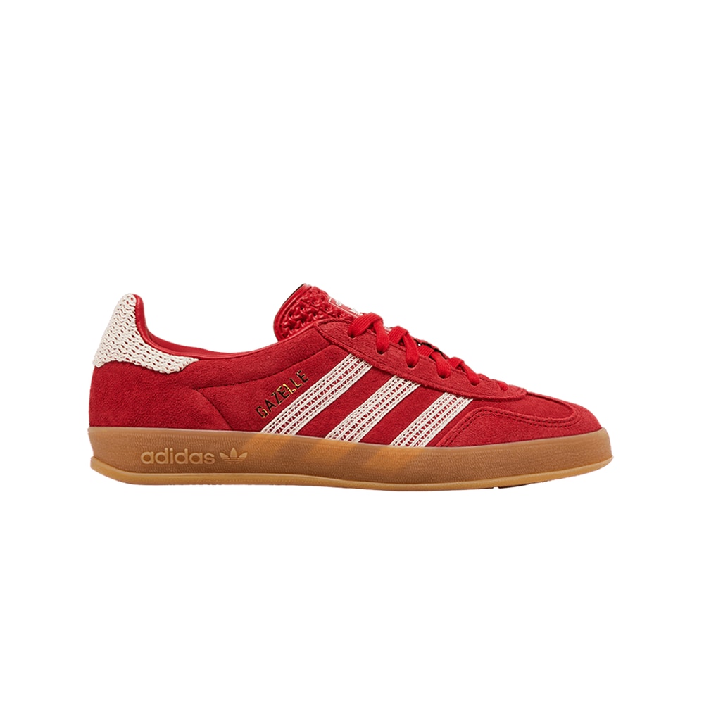 adidas Wmns Gazelle Indoor Crochet Pack - Scarlet – tenisky, červená