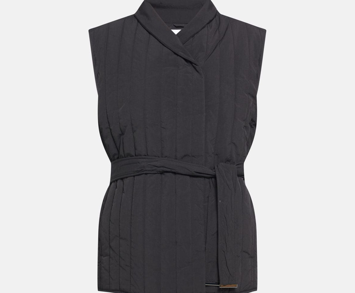 Calvin Klein Quilted gilet Black – облекло, черен
