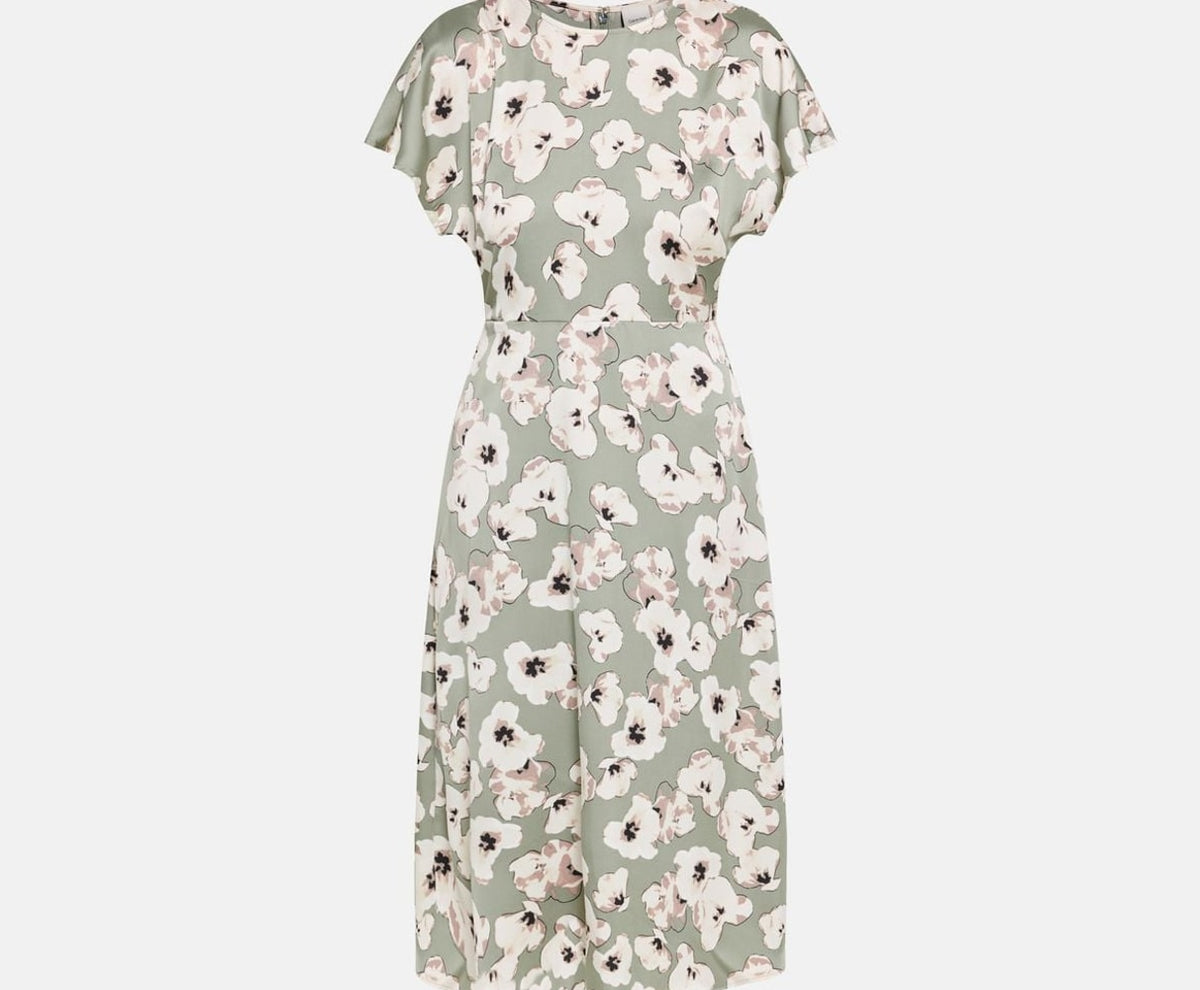 Calvin Klein Midi dress Matte Lime – ruházat