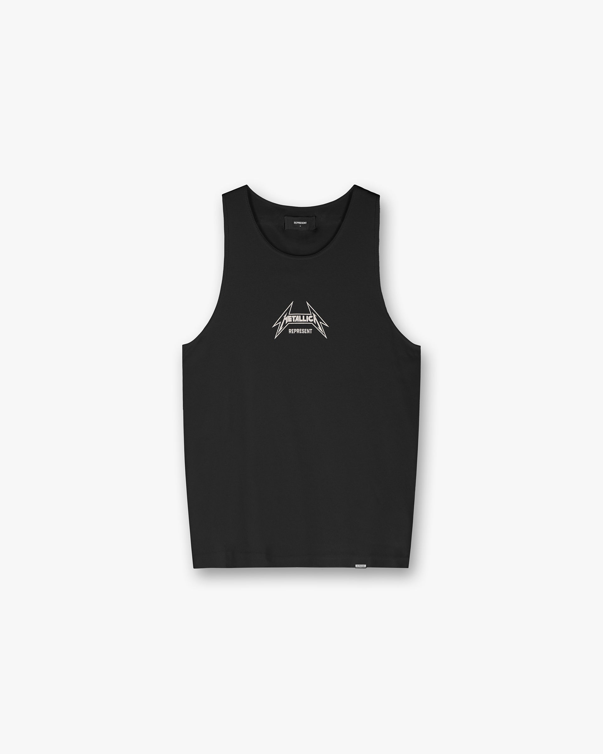 Represent X Metallica Local Crew Vest Jet Black