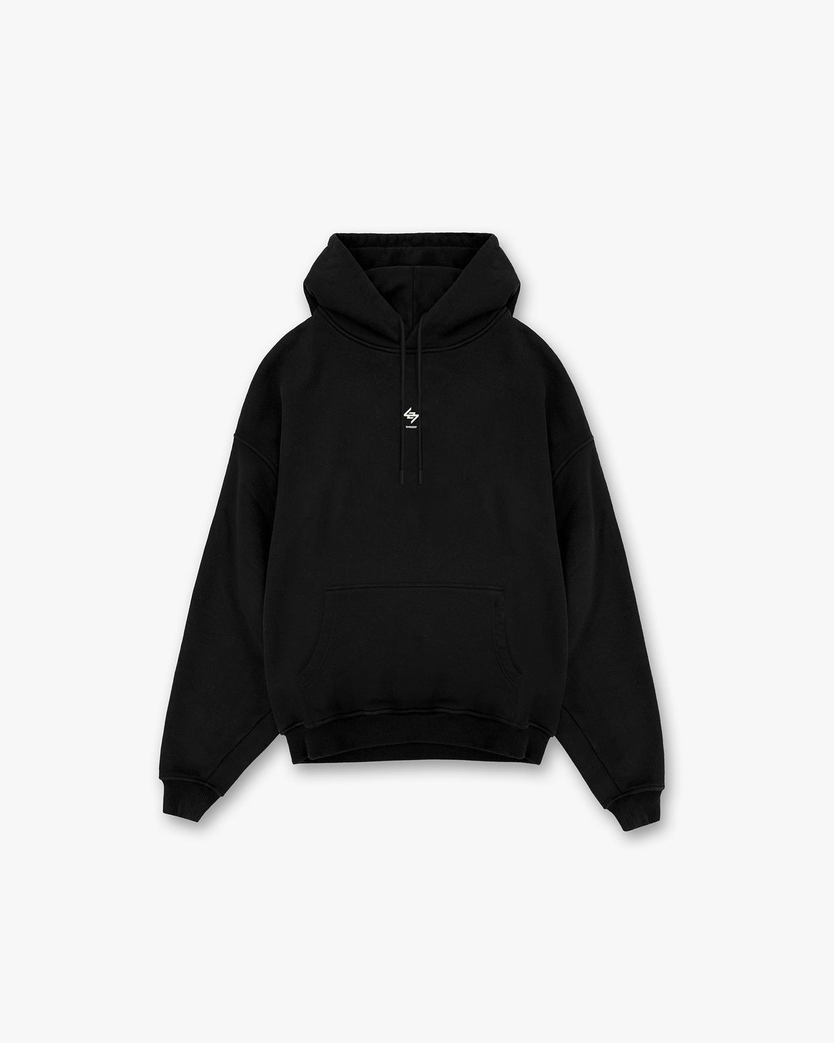 Represent 247 Oversized Hoodie Jet Black – mikina