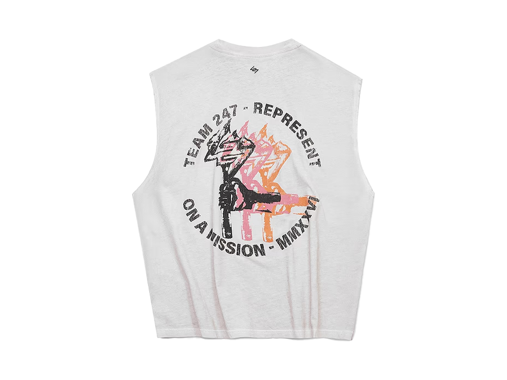Represent 247 Torch Boxy Tank Bleach Wash-Represent-pikastore.cz