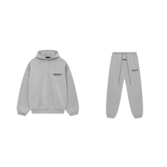pikastore.cz Fear of God Essentials S24 Gray Hoodie + S24 Sweatpants Gray SET