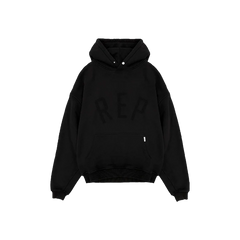 Represent Rep Applique Hoodie Off Black