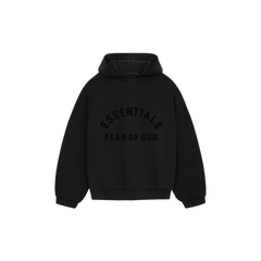 Fear of God Essentials S23 Hoodie Jet Black - PIKASTORE