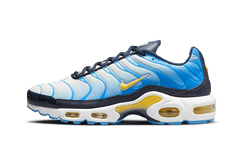 Nike Wmns Air Max Plus University Blue Topaz Gold 