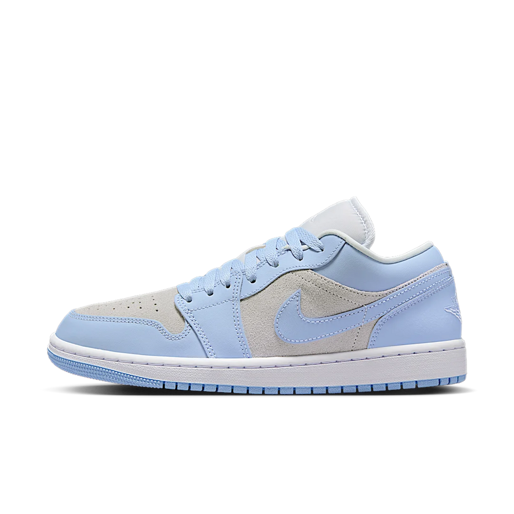 Nike Air Jordan 1 Low Football Grey Aluminum (Women's)-sneakers-Air Jordan-pikastore.cz