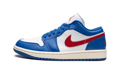 Nike Air Jordan 1 Low Sport Blue Gym Red (Women's)