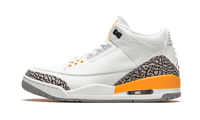 Air Jordan 3 Retro Laser Orange – tenisky, bílá