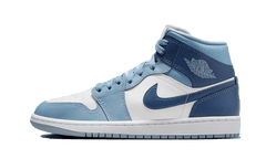 Nike Air Jordan 1 Mid Diffused Blue (Women's)