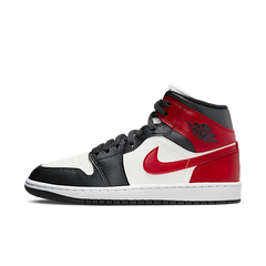 Nike Air Jordan 1 Mid Gym Red Off Noir (Women's)