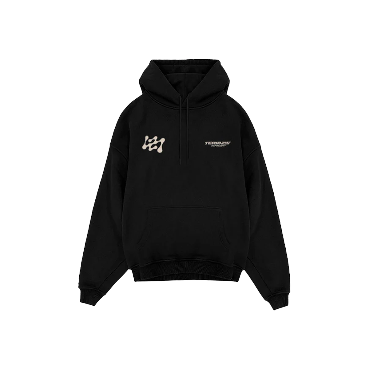 Represent 247 Future Terrains Oversized Hoodie Black-Represent-pikastore.cz
