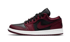 Nike Air Jordan 1 Low Black Dark Beetroot (Women's)