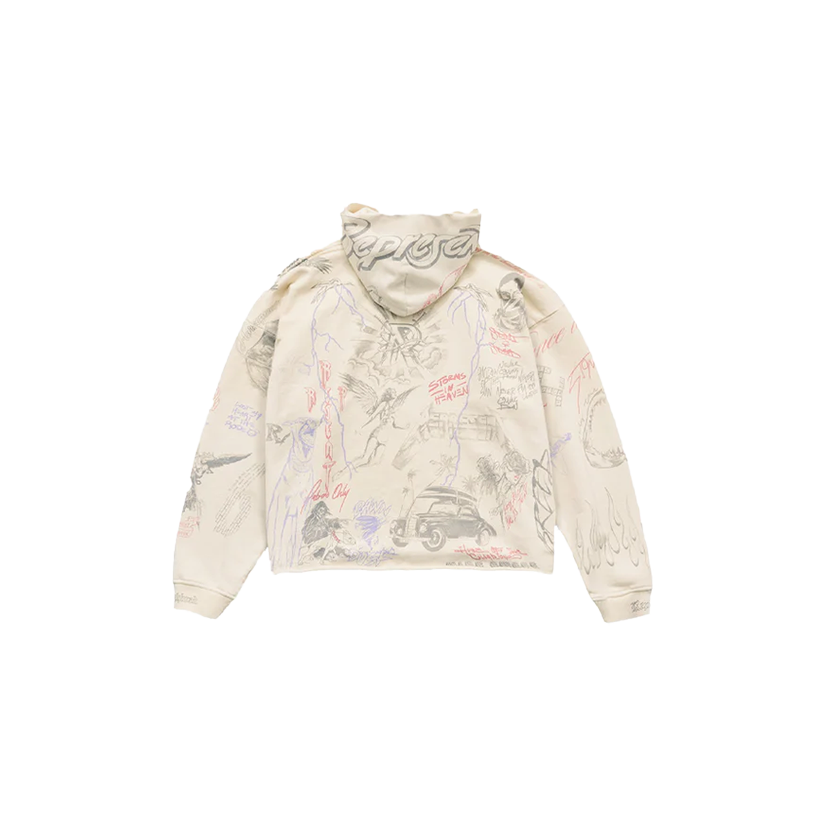 Represent Legacy Hoodie Buttercream-Represent-pikastore.cz