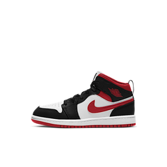 Nike Air Jordan 1 Mid GS Black Gym Red