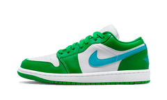 Nike Air Jordan 1 Low Lucky Green Aquatone (Women's)