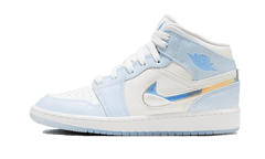 Nike Air Jordan 1 Mid GS Glitter Swoosh