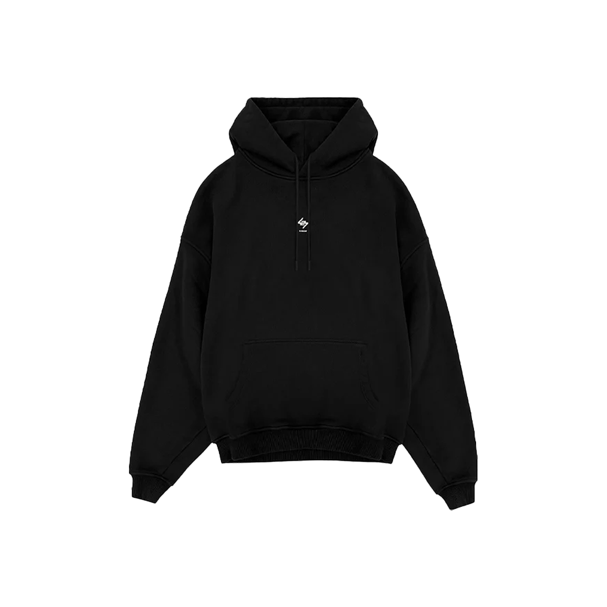 Represent 247 Oversized Hoodie Jet Black