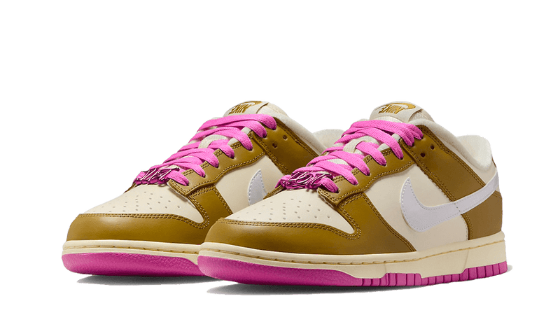 Nike Dunk Low SE Just Do it Bronzine Pink (Women's)-sneakers-Nike-pikastore.cz