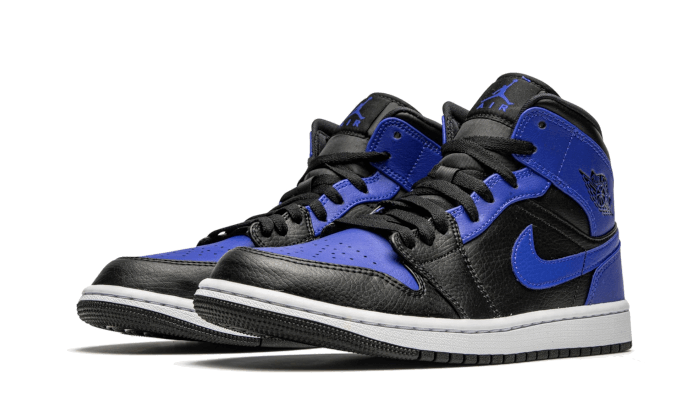 Nike Air Jordan 1 Mid Hyper Royal Tumbled Leather-sneakers-Air Jordan-pikastore.cz