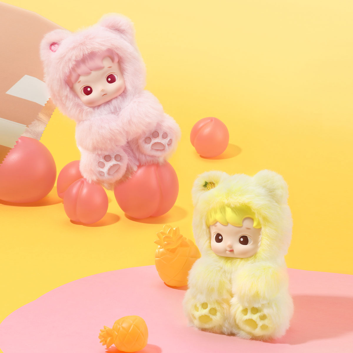 Labubu Pop Mart HACIPUPU Gummy Bear Series Vinyl Plush Pendant Sealed Case (6 Blind Box)-Labubu-pikastore.cz