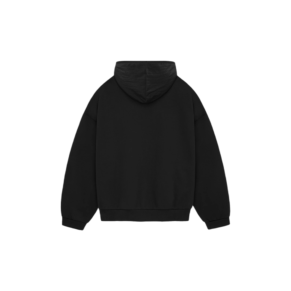 Fear of God Essentials S23 Hoodie Jet Black - PIKASTORE