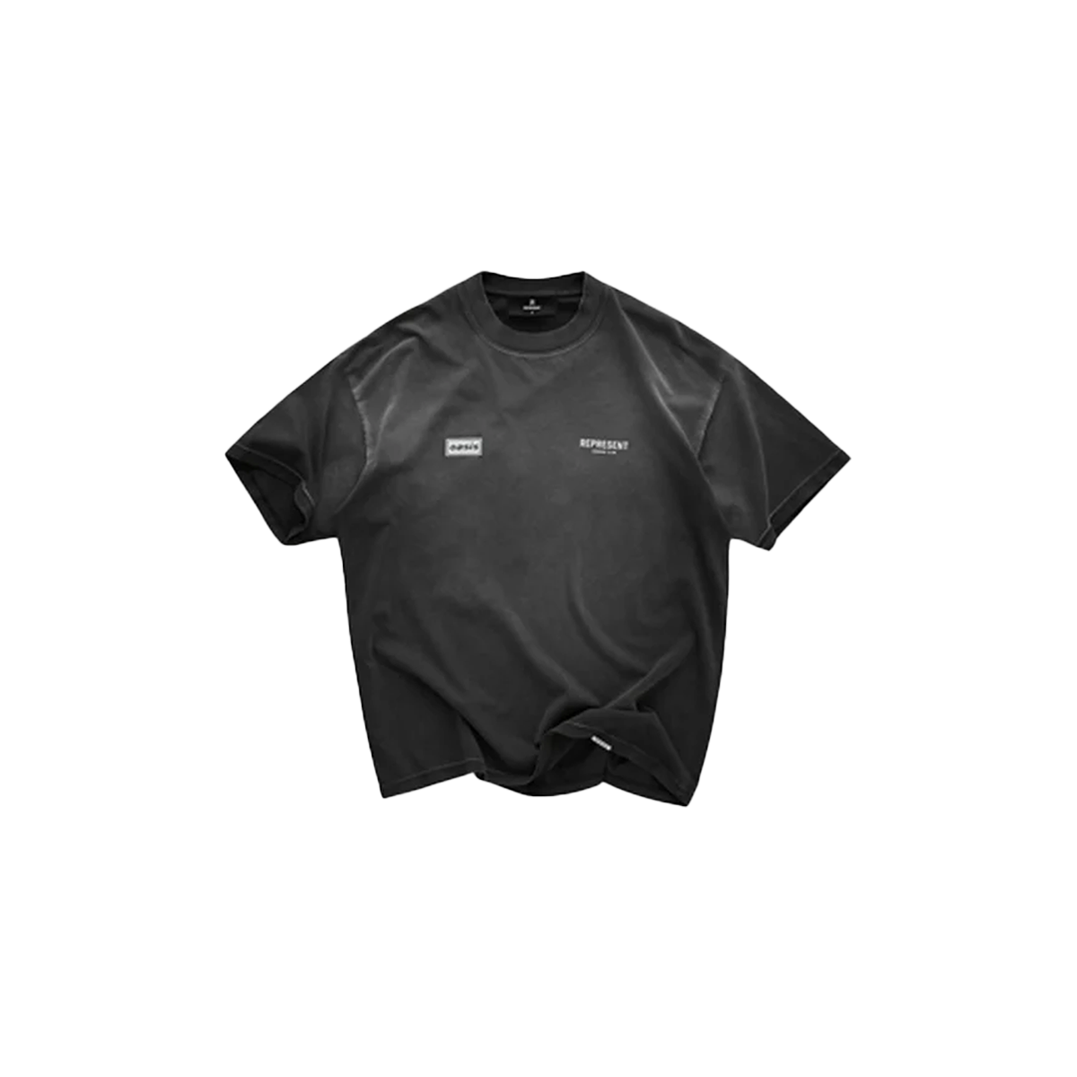 Represent X Oasis Owners Club T-Shirt Stained Black-Represent-pikastore.cz